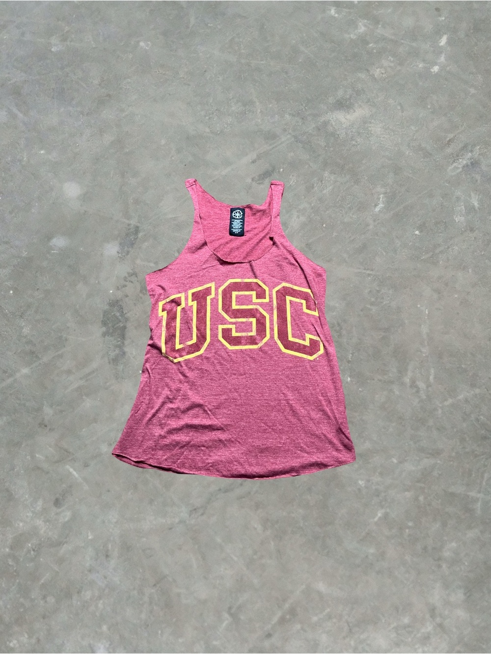 ☀️ USC Trojans College Football Tank Top Womens Size Small Red